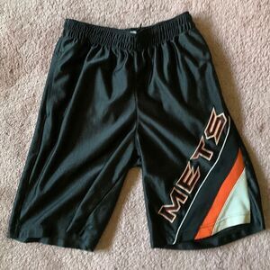 Kid’s Medium Mets Shorts‎ Black, White and Orange